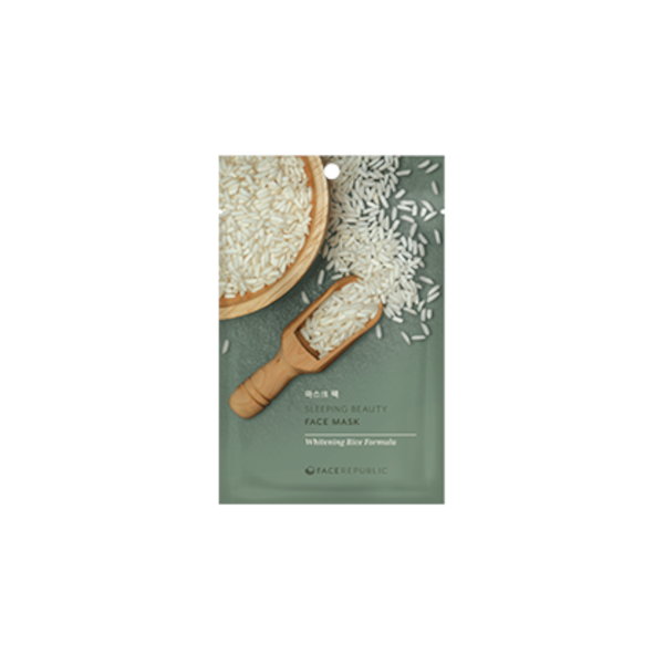 face republic - Sleeping Beauty Face Mask - 23ml - Whitening Rice Formula von face republic