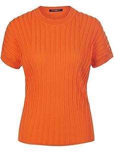 Rundhals-Pullover 1/2-Arm Fadenmeister Berlin orange von fadenmeister berlin