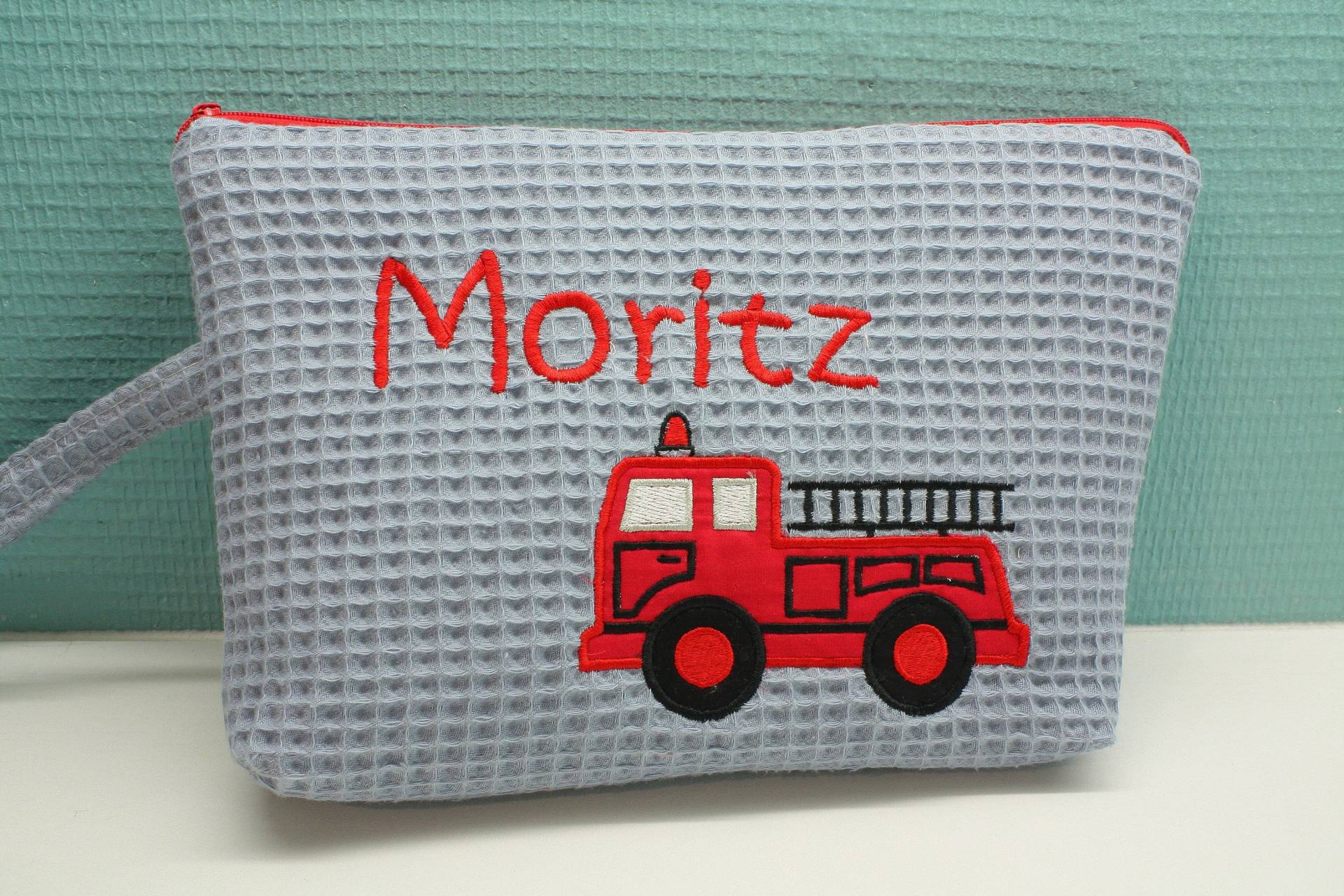 Kulturbeutel Windeltasche Feuerwehr Kulturbeutel Windeltasche Feuerwehr von fadentaenzerin