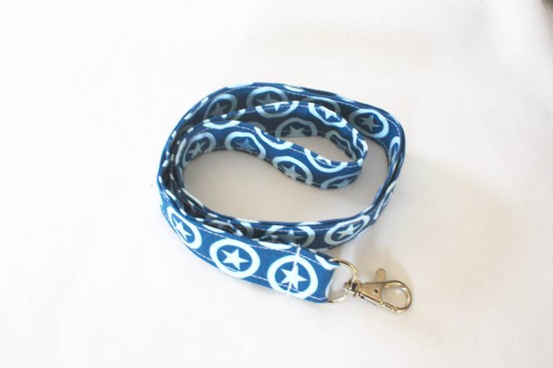 Schlüsselband Lang, Blaue Sterne Schlüsselband Lang, Blaue Sterne von fadentaenzerin