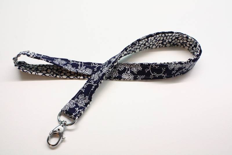 Schlüsselband Lang , Lanyard, Keychain, Blau Schlüsselband Lang , Lanyard, Keychain, Blau von fadentaenzerin