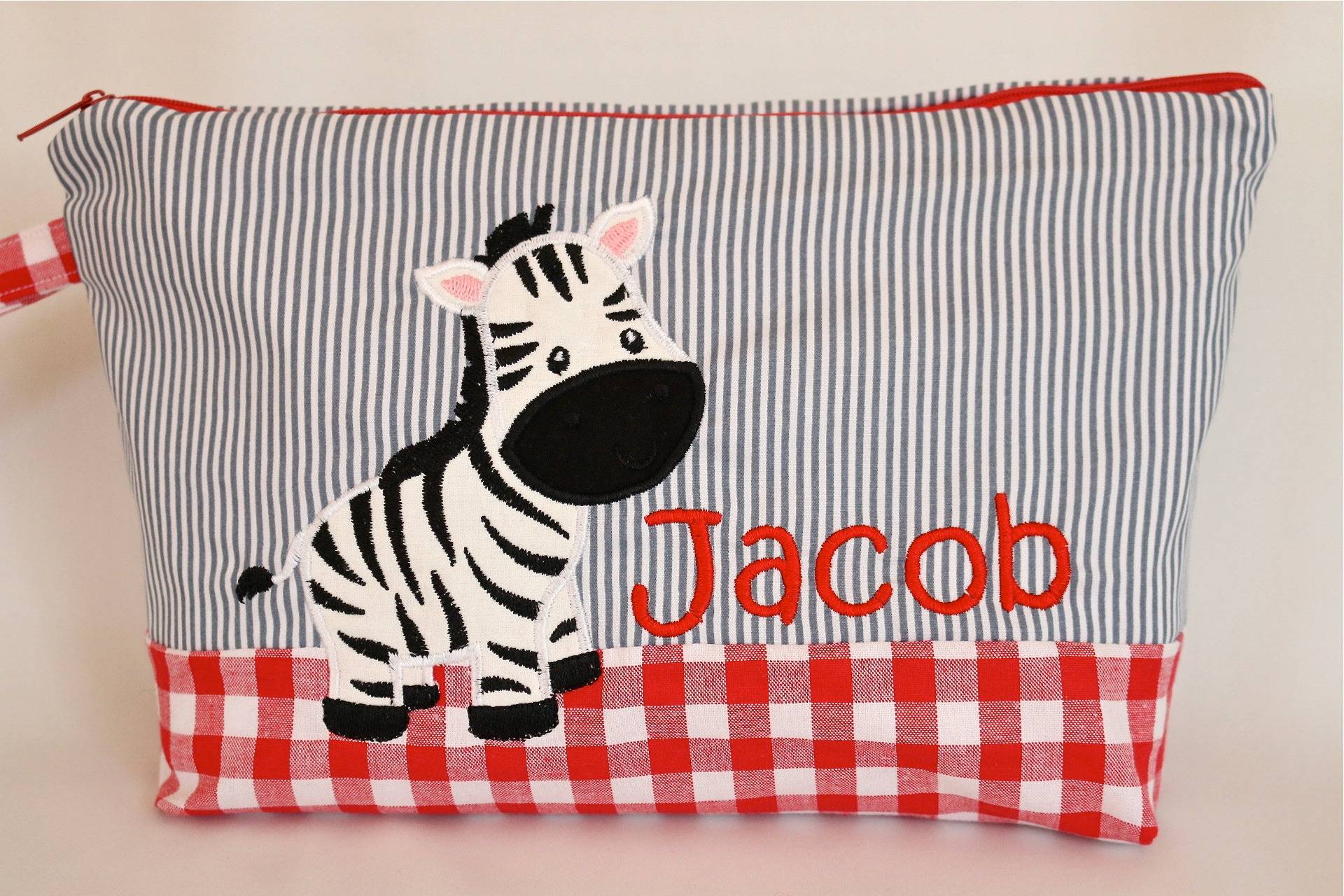 Wickeltasche, Windeltasche , Name, Zebra Wickeltasche, Windeltasche , Name, Zebra von fadentaenzerin