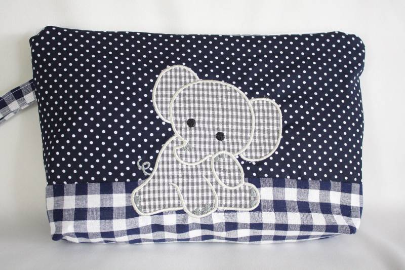 Windeltasche Elefant Mit Namen von fadentaenzerin