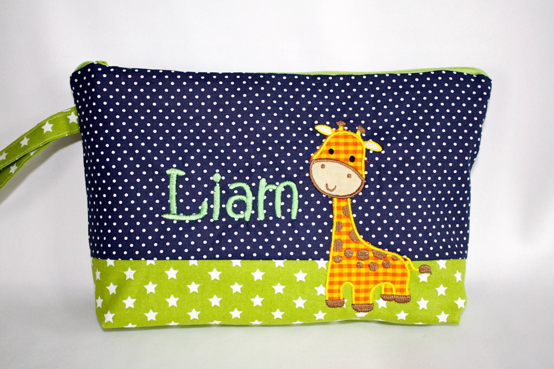 Windeltasche Giraffe Mit Wunschnamen Windeltasche Giraffe Mit Wunschnamen von fadentaenzerin