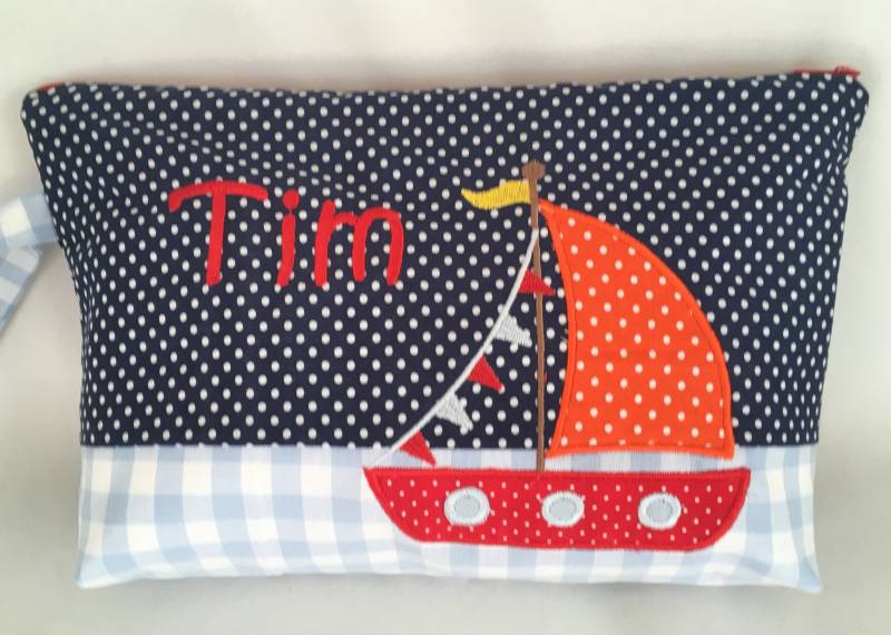 Windeltasche Mit Namen Segelschiff Windeltasche Mit Namen Segelschiff von fadentaenzerin