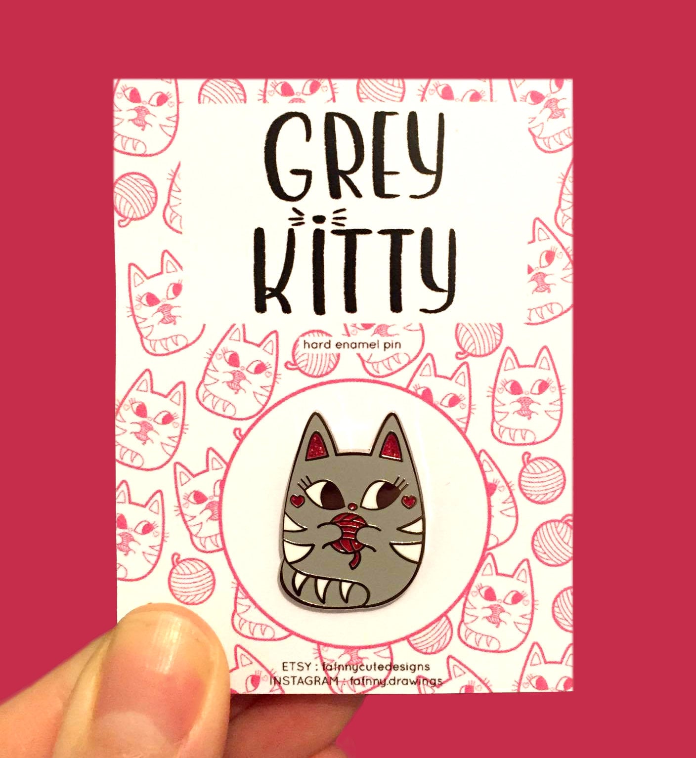 Katzen Emaille Pin | Niedliche Pin, Mignon, Brosche, Harte Süße Katze, Chat, Chaton Katzen Emaille Pin | Niedliche Pin, Mignon, Brosche, Harte Süße Katze, Chat, Chaton von fafnnycutedesigns