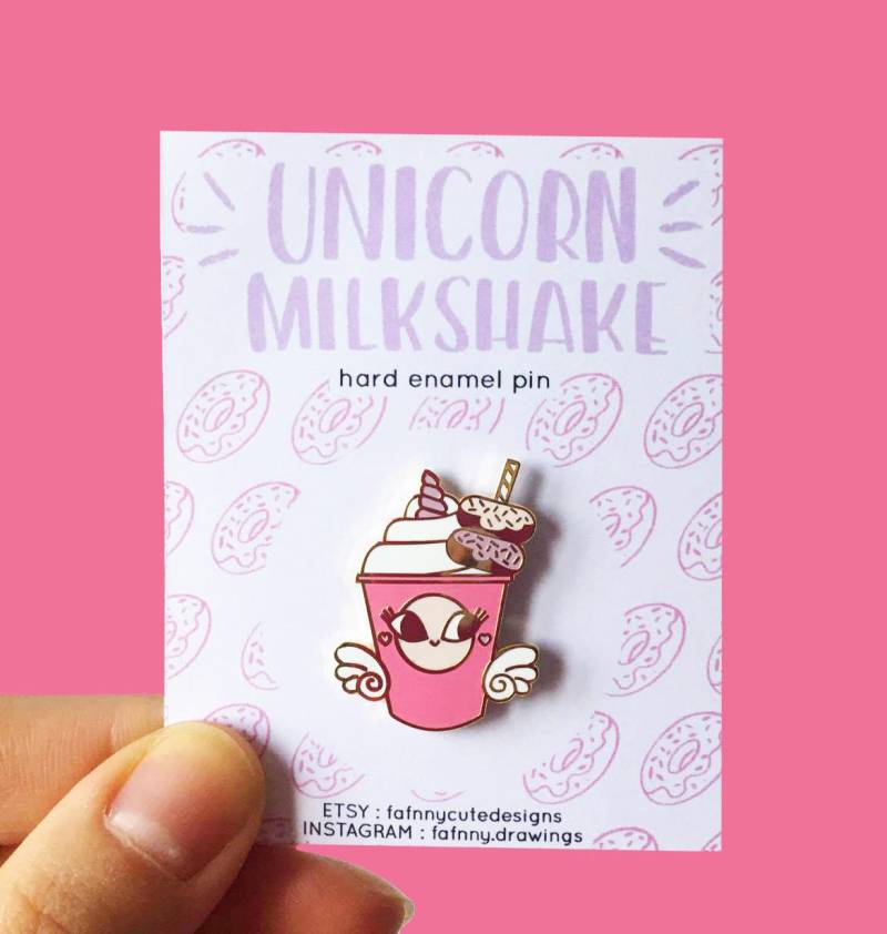 Süßer Milchshake Einhorn Emaille Pin | Pin, Rosa Mignon, Brosche, Hard Licorne Süßer Milchshake Einhorn Emaille Pin | Pin, Rosa Mignon, Brosche, Hard Licorne von fafnnycutedesigns