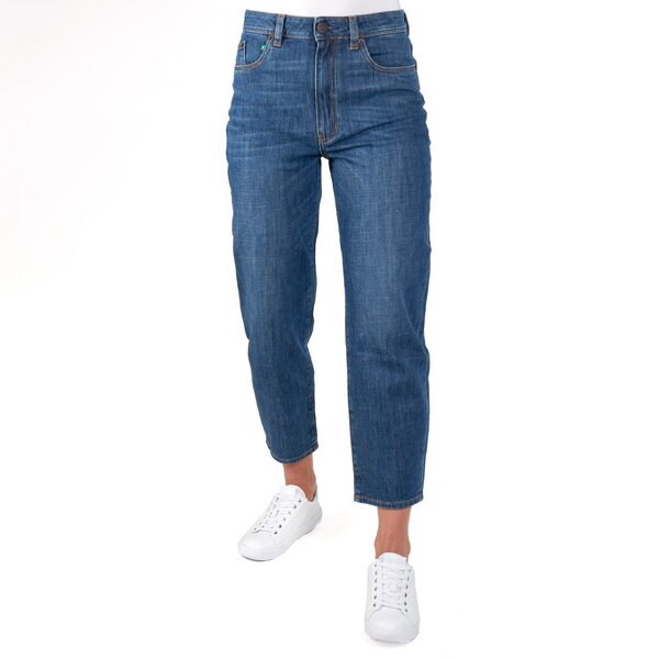 fairjeans Damen-Jeans MOMS mit hohem, anliegendem Bund, aus Bio-Cotton von fairjeans