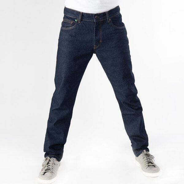 fairjeans REGULAR NAVY 100, dunkelblaue Jeans aus 100% Bio-Baumwolle ohne Elasthan von fairjeans