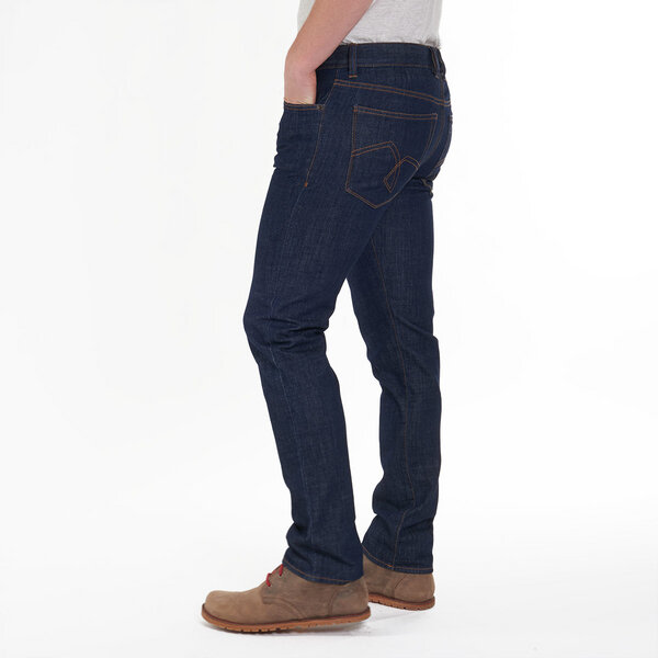 fairjeans dunkelblaue Slim Fit Jeans SLIM NAVY aus Bio-Baumwolle, fair von fairjeans