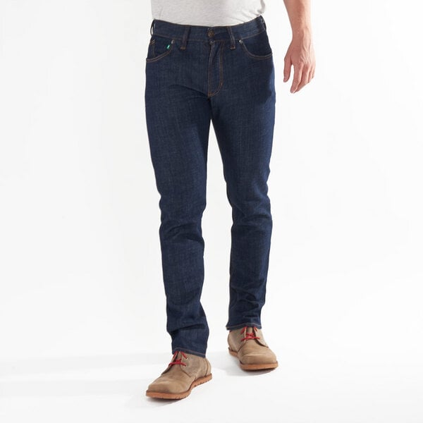 fairjeans dunkelblaue Slim Fit Jeans SLIM NAVY aus Bio-Baumwolle, fair von fairjeans