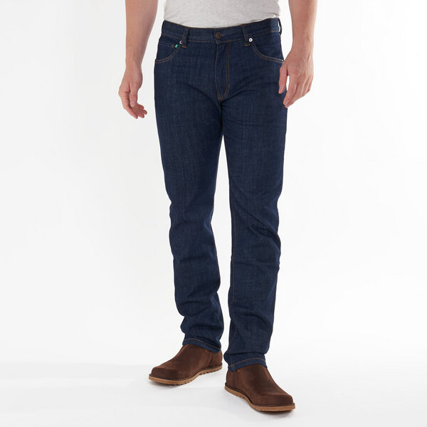 fairjeans dunkelblaue basic Jeans "Regular Navy" aus Bio-Baumwolle, fair von fairjeans