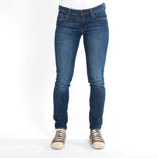 fairjeans schmale Jeans SLIMMY WAVES, mit mittelhohem Bund und Waschung, aus Bio-Baumwolle von fairjeans