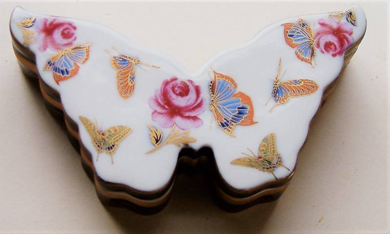 Past Times Schmetterling Trinket Topf von fairpricevintageshop