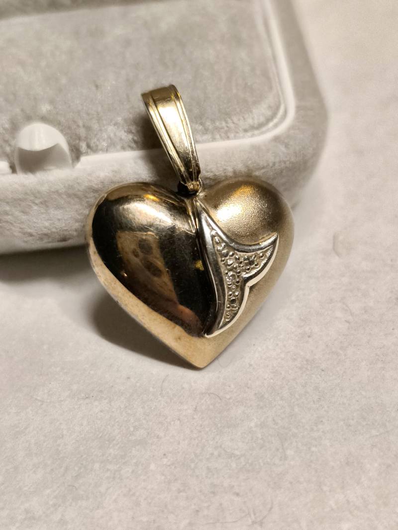 333 Ketten Anhänger Mit Diamant 8K Gelbgold Heart Pendant Liebe Geschenk Erinnerung von fairytailjewelry