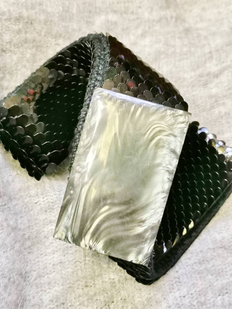 70Er Jahre Schuppen Stretch Gürtel Perlmutt Optik Kunststoff Schnalle Gummi True Vintage 70Er Jahre Schuppen Stretch Gürtel Perlmutt Optik Kunststoff Schnalle Gummi True Vintage von fairytailjewelry