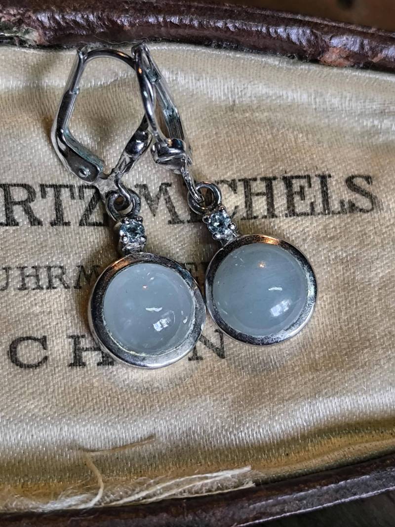 925 Silber Aquamarin Ohrringe Hängeohrringe - Sterling Hellblau Edelstein Elegant Geschenk von fairytailjewelry