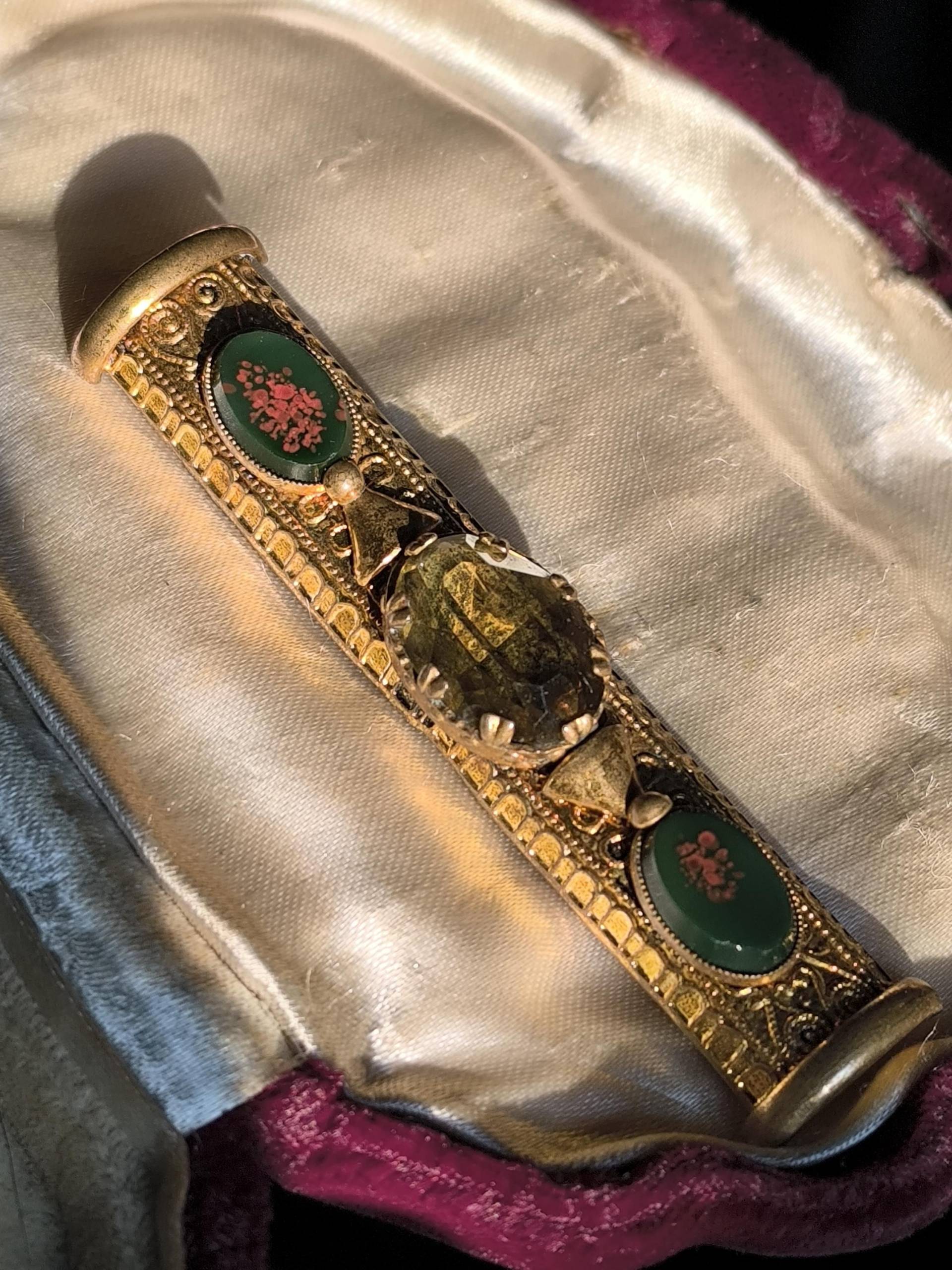 Antike Strass Stabbrosche 1880 - Brosche Metall & Glas Historismus Viktorian Antike Strass Stabbrosche 1880 - Brosche Metall & Glas Historismus Viktorian von fairytailjewelry