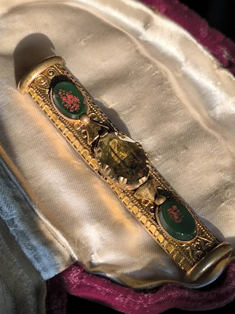 Antike Strass Stabbrosche 1880 - Brosche Metall & Glas Historismus Viktorian Antike Strass Stabbrosche 1880 - Brosche Metall & Glas Historismus Viktorian von fairytailjewelry