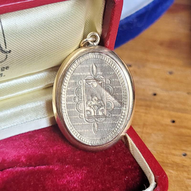 Art Nouveau Medaillon Gold Doublé Um 1900 Design Floral Foto Andenken Erinnerung Cottage Landhaus Geschenk von fairytailjewelry