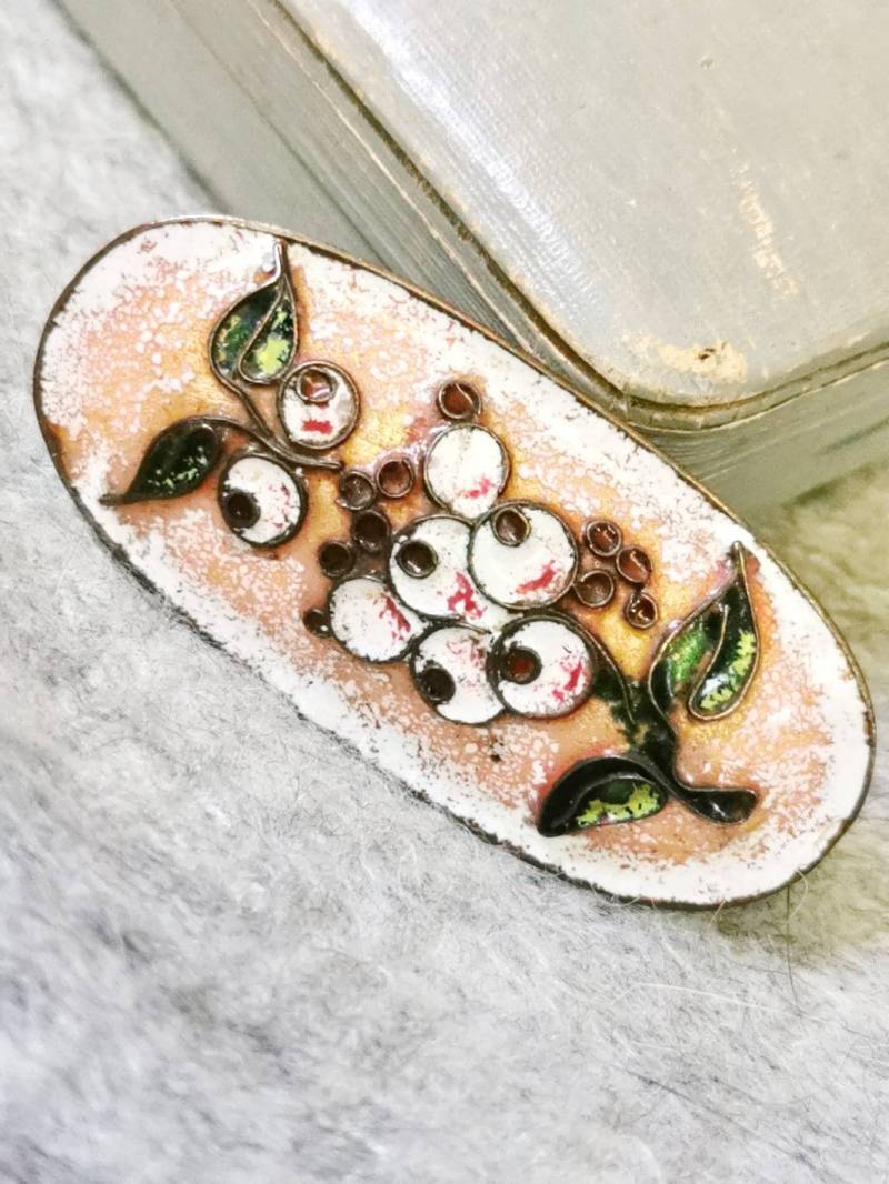 Orig Gertrude Fries-Arauner Cloisonne Emaille Brosche Beeren Am Ast True Vintage Enamel Brooch Berry's Jugendstil Orig Gertrude Fries-Arauner Cloisonne Emaille Brosche Beeren Am Ast True Vintage Enamel Brooch Berry's Jugendstil von fairytailjewelry