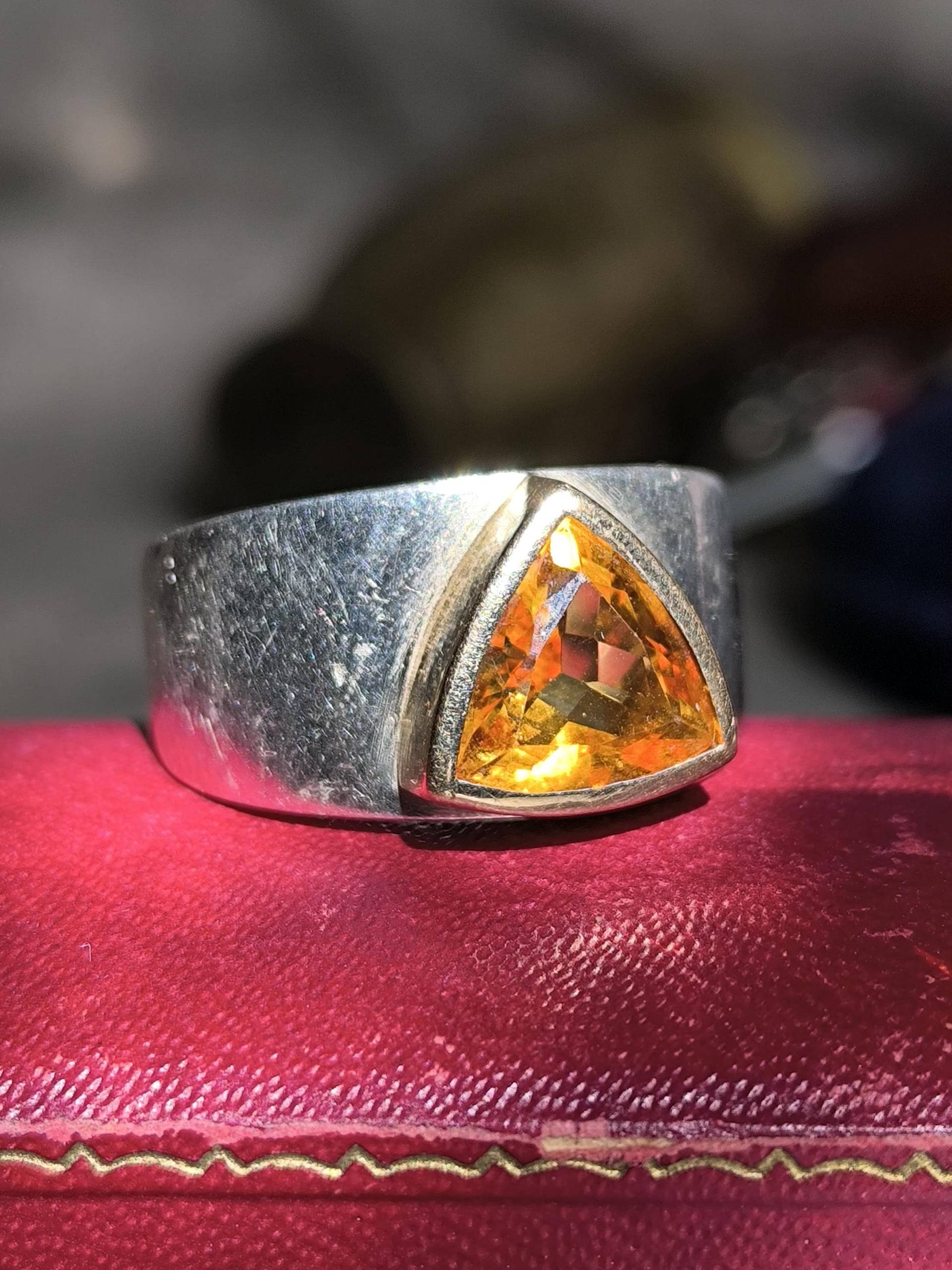 Unikat Citrin & 585 Gelbgold Ring - Massiver Edelstein Sterling Sonnen Gelb Designer Stück Unikat Citrin & 585 Gelbgold Ring - Massiver Edelstein Sterling Sonnen Gelb Designer Stück von fairytailjewelry