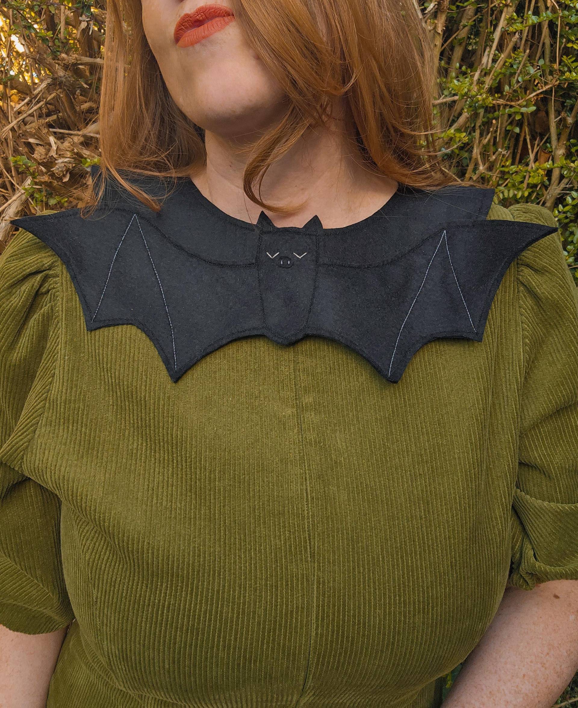 Filz Fledermaus Kragen Filz Fledermaus Kragen von fairytalecollars