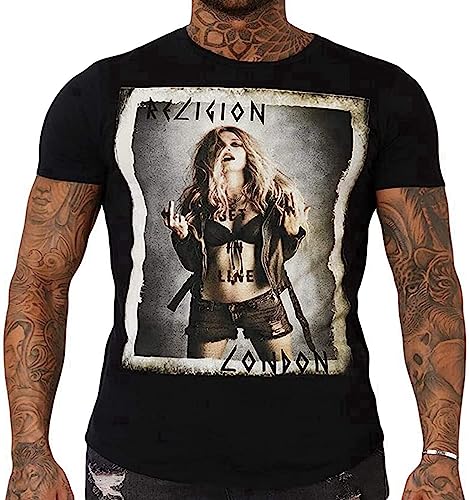 Religion Clothing Mens T-Shirt Get in Line 19BGLF30 Black New Size L Religion Clothing Mens T-Shirt Get in Line 19BGLF30 Black New Size L von faji