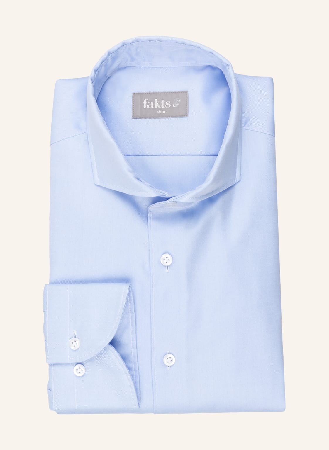 Fakts Hemd Luca Slim Fit blau von fakts