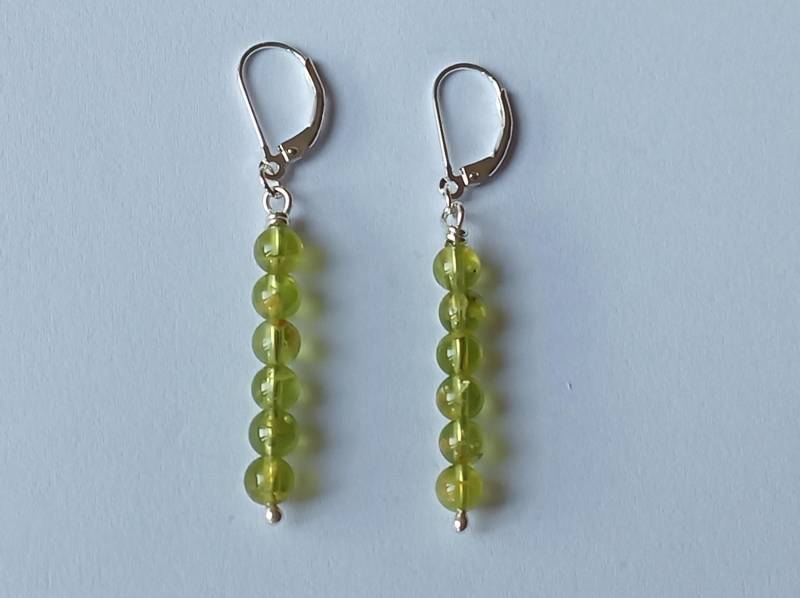 Peridot-Ohrringe-925Er Silber-Brisuren-Hängeohrringe-sterlingsilber Peridot-Ohrringe-925Er Silber-Brisuren-Hängeohrringe-sterlingsilber von fale925ohrringe