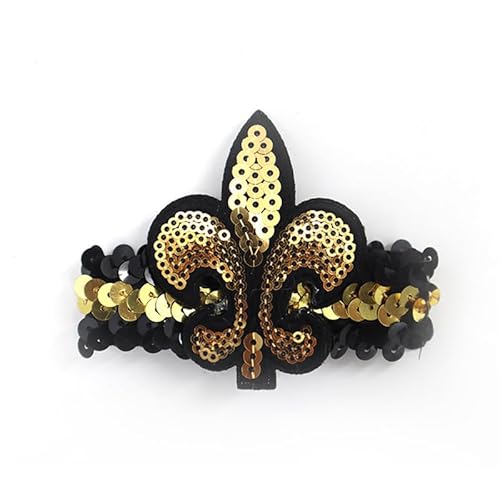 2 Stück Mardi Gras Party Armband Damen Grün Lila Pailletten Stretch Armbänder Dekoration Armband für Mädchen von famesale