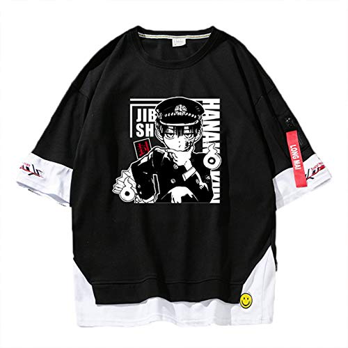 Unisex Toilet-Bound Hanako-kun T-Shirt Fake Zweiteilige Näh-Sweatshirts Yugi Amane Nene Yashiro Cosplay-Sweatshirt von famesale