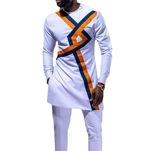 famesale Afrikanische Mode Männer Lange Ärmel Traditionelle Ethnische Beiläufige Dashiki Hemd Plus Größe Afrikanische Kleidung M-4XL von famesale