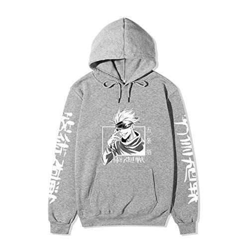 famesale Jujutsu Kaisen Kaisen Gojo Satoru Hoodies Anime Jujutsu Kaisen Gojo Satoru Harajuku Hoody Pullover für Männer Frauen Teenager von famesale