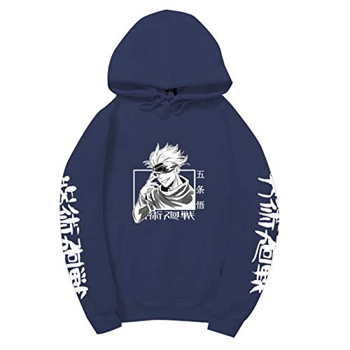 famesale Jujutsu Kaisen Kaisen Gojo Satoru Hoodies Anime Jujutsu Kaisen Gojo Satoru Harajuku Hoody Pullover für Männer Frauen Teenager von famesale