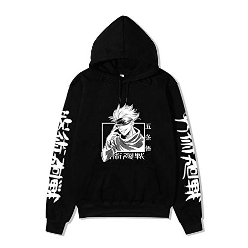 famesale Jujutsu Kaisen Kaisen Gojo Satoru Hoodies Anime Jujutsu Kaisen Gojo Satoru Harajuku Hoody Pullover für Männer Frauen Teenager von famesale