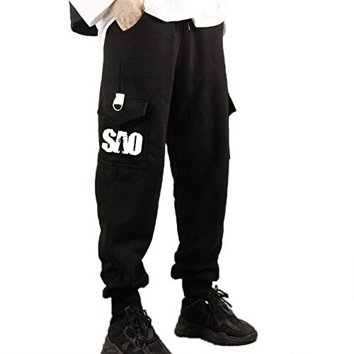 famesale Unisex Anime Sword Art Online Joggers Jogginghose SAO Overalls Hose Lässige Haremshose von famesale