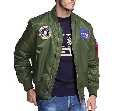 famesale Unisex NASA Personality Printing Lässig Kurzarm Langarm Langarm Kapuzenpullover Hose Jacke Daunenjacke von famesale