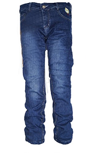 familientrends Thermojeans Jungen Thermohose Schneehose gefütterte Jeans warme Hose mit Fleece, Grösse Bekleidung:98/104;Farbe:Model 1 von familientrends