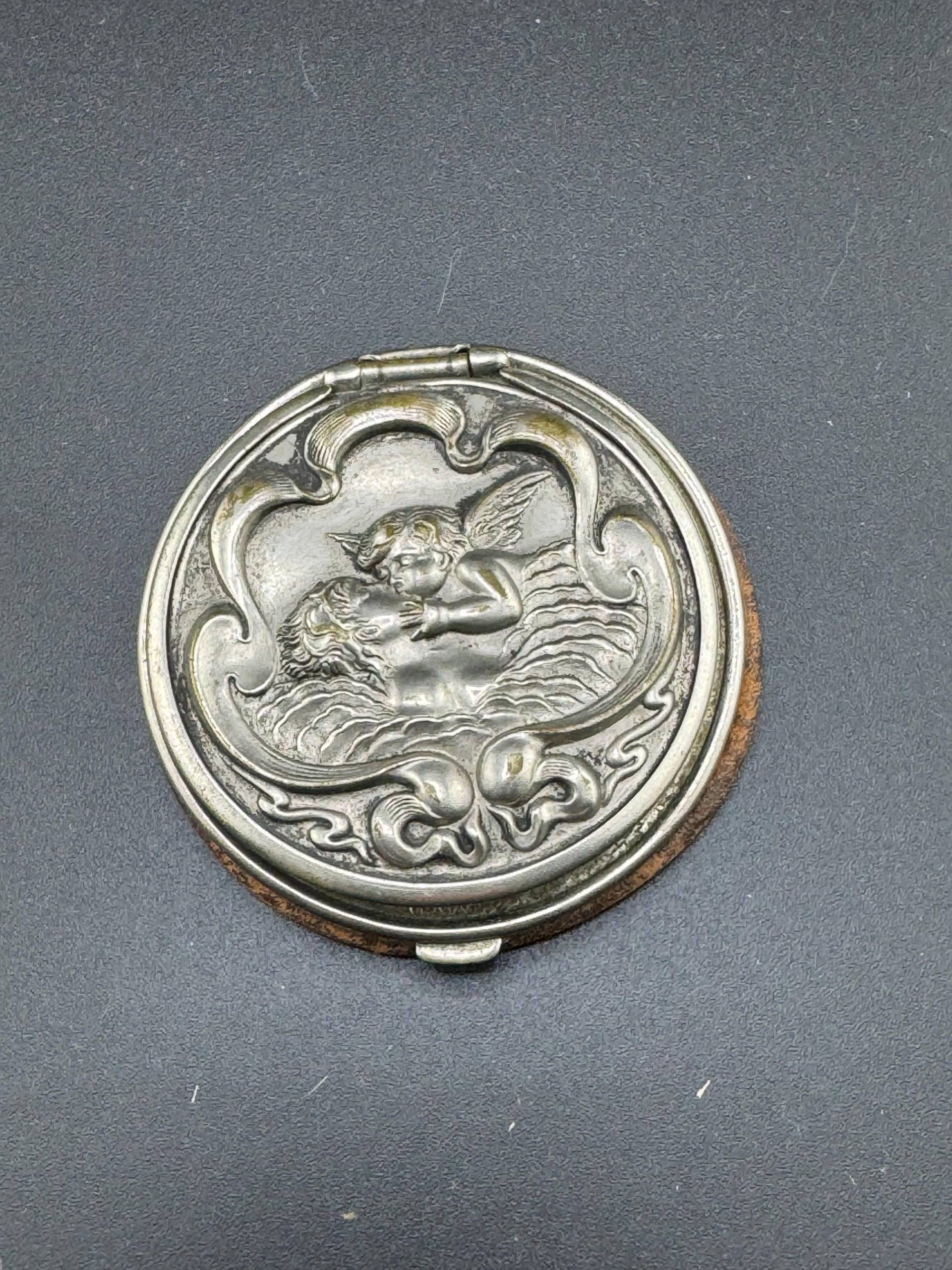 Antike Jugendstil Cherub Geldbörse Tam O Shanter Stil Leder Beutel Prudentielle Versicherung Werbung 1909 Manayunk Pa Souvenir Rar von familyjewelsatlanta