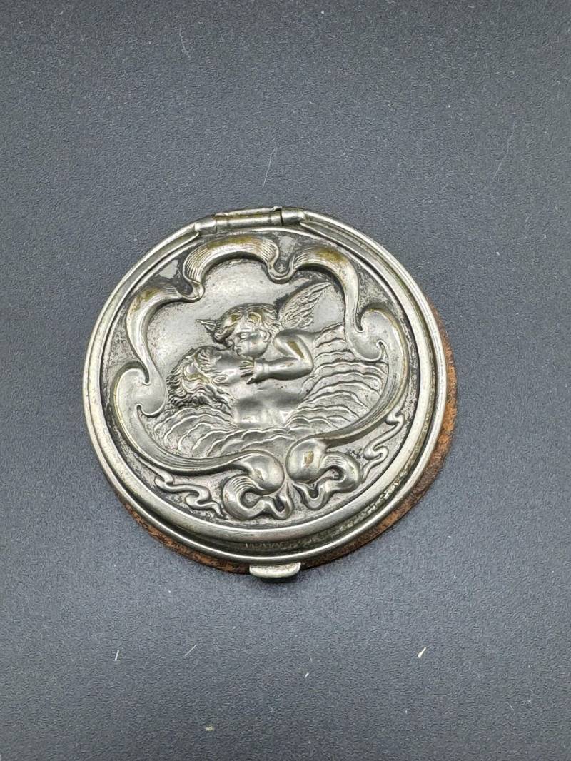 Antike Jugendstil Cherub Geldbörse Tam O Shanter Stil Leder Beutel Prudentielle Versicherung Werbung 1909 Manayunk Pa Souvenir Rar von familyjewelsatlanta