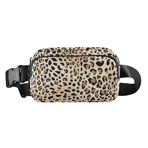 Ästhetische, einzigartige Gürteltasche mit Leopardenmuster, goldfarben, trendige Gürteltasche für Herren und Damen, kleine Umhängetasche, Reisepass-Tasche mit verstellbarem Gurt, für Reisen, Ästhetische, einzigartige Gürteltasche mit Leopardenmuster, goldfarben, trendige Gürteltasche für Herren und Damen, kleine Umhängetasche, Reisepass-Tasche mit verstellbarem Gurt, für Reisen, von famyily