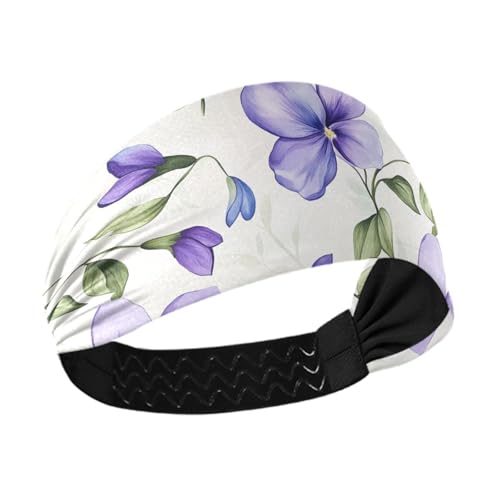 Brunswick Haarbänder für Damen, kühlend, weich, für Workout, Make-up, Fußball, Yoga, bunte Herzogshund-Hundesterne, Violett / Violett Brunswick Haarbänder für Damen, kühlend, weich, für Workout, Make-up, Fußball, Yoga, bunte Herzogshund-Hundesterne, Violett / Violett von famyily