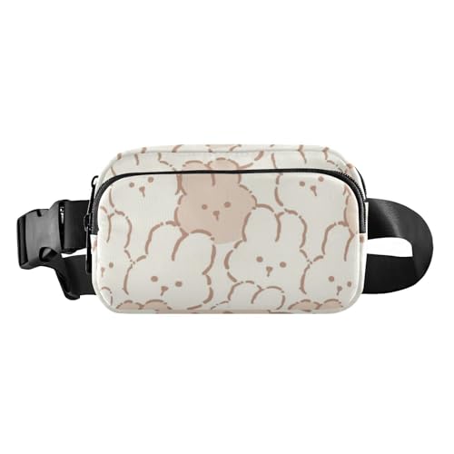Cartoon-Gürteltasche mit niedlichem Häschen-Motiv, stilvolle Gürteltasche für Männer und Frauen, wasserdicht, Croose-Body mit verstellbarem Riemen für Reisen, Laufen, Wandern, Niedliches Cartoon-Gürteltasche mit niedlichem Häschen-Motiv, stilvolle Gürteltasche für Männer und Frauen, wasserdicht, Croose-Body mit verstellbarem Riemen für Reisen, Laufen, Wandern, Niedliches von famyily