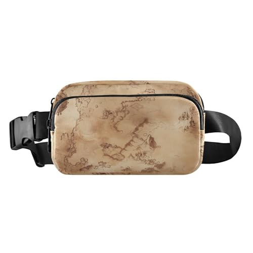 Cutaway Diagramm Rockets trendige Hüfttasche für Damen, Herren, Teenager, Mini-Umhängetasche zum Einkaufen, Fantasy-Karte, 1 size von famyily