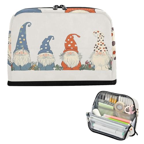 Federmäppchen, große Kapazität, Make-up-Tasche, multifunktionale Schreibwaren-Aufbewahrung für Studenten, Schulbedarf, Safari, Retro, einfache Zwerge von famyily