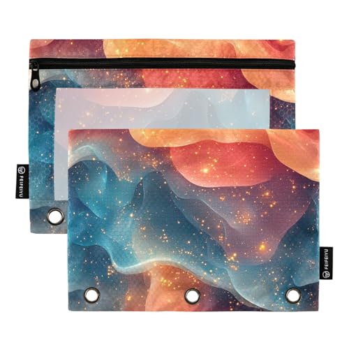 Federmäppchen mit 3 Löchern, 3 Löchern, für drei Ringe, Bindertaschen mit 3 Löchern, für Studenten, Büro, Organizer von famyily