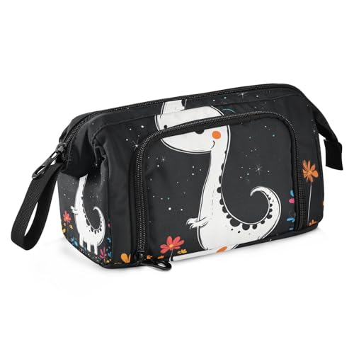 Federmäppchen mit niedlichem Dinosaurier_2, großes Fassungsvermögen, leichte Hartschale, Federmäppchen für Herren, adretter Schulbedarf von famyily