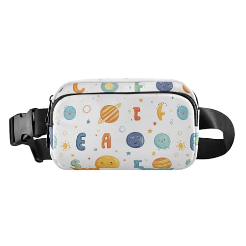 Fighters Gürteltasche für Damen, Herren, Teenager, großes Fassungsvermögen, Rot, Feuerwehrauto, Violett, Cartoon Outer Planets Alphabet Weiß, 1 size Fighters Gürteltasche für Damen, Herren, Teenager, großes Fassungsvermögen, Rot, Feuerwehrauto, Violett, Cartoon Outer Planets Alphabet Weiß, 1 size von famyily