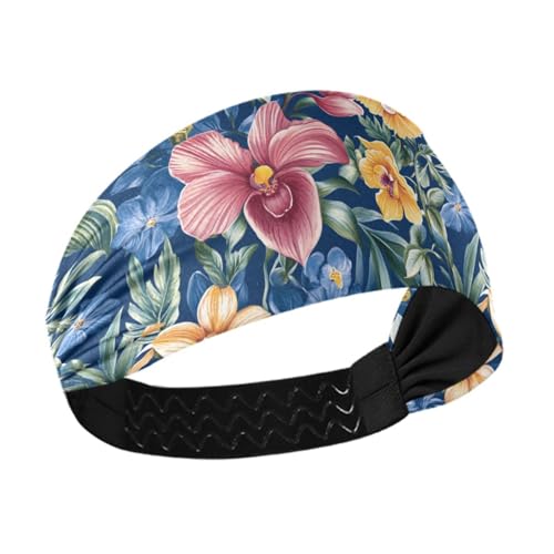 Frühlingsblumen, blutende Orchidee, königsblau, kühlend, niedlich, Stirnbänder für Damen, elastischer Kopf für Damen, Make-up, Workout, Gesichtswaschen, Volleyball, bunte Herzogshund-Sterne Frühlingsblumen, blutende Orchidee, königsblau, kühlend, niedlich, Stirnbänder für Damen, elastischer Kopf für Damen, Make-up, Workout, Gesichtswaschen, Volleyball, bunte Herzogshund-Sterne von famyily
